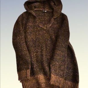 Cupshe Hooded Pullover Sweater, Sz. S